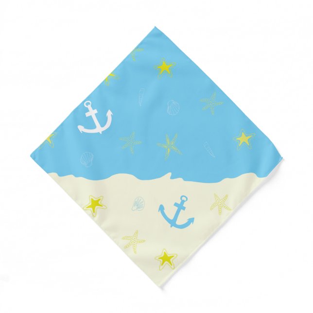 Starfish Mix Dog Bandana (Front)