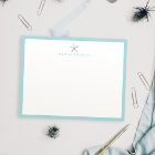 Starfish nautical simple personalized Stationery