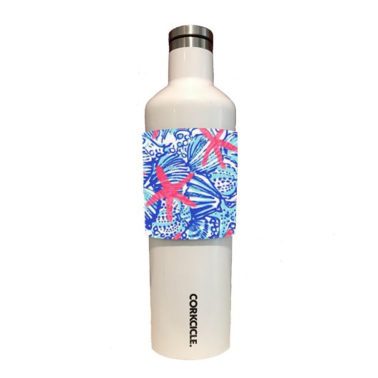 Starfish Neoprene Wrap for 16 oz Corkcicle Canteen (Front)