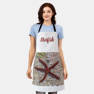 Starfish Ocean Vintage Beach Retro Souvenir Apron