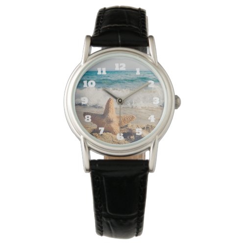 Starfish on a Sandy Beach Photograph Watch