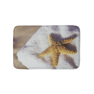 Starfish On A Towel Bathroom Mat