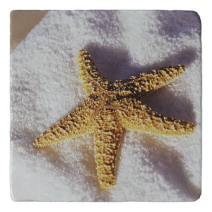 Starfish On A Towel Trivet