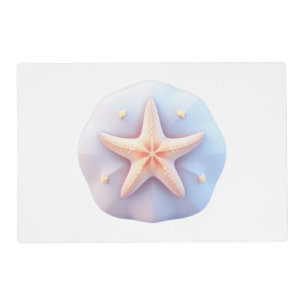 Starfish on a Unique-Shaped Stone Placemat