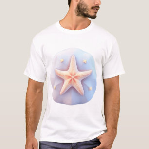 Starfish on a Unique-Shaped Stone T-Shirt