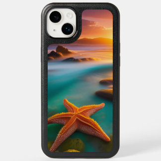 Starfish on beach at Dawn OtterBox iPhone 14 Plus Case