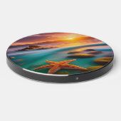 Starfish on beach at Dawn Wireless Charger (Front 2)