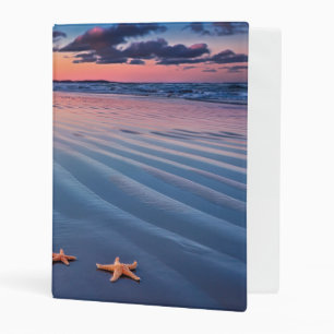 Starfish On Sand Mini Binder