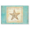 Starfish on Teal Wood