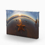 Starfish on the Beach Acrylic Award<br><div class="desc">Starfish on the beach at sunset... Using amazing and high-quality images of wildlife and nature, WorldDesign is dedicated to creating fun and beautiful products for people to enjoy, share, and promote as gifts. We are a Zazzle ProSeller and own the copyright to all the images presented and ALL of our...</div>