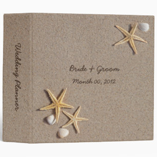 Starfish on the Beach Wedding Planner Binder