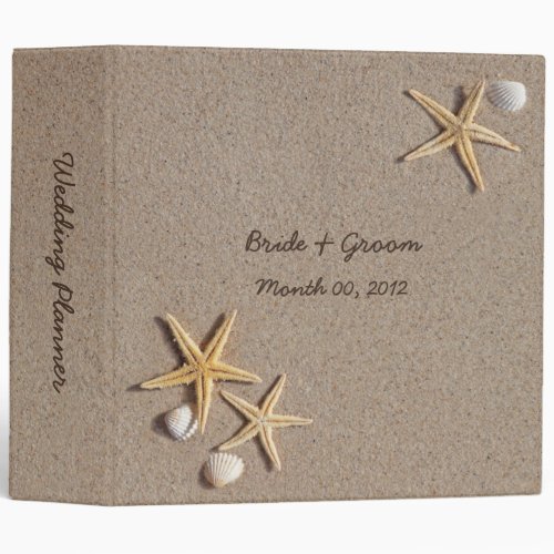 Starfish on the Beach Wedding Planner Binder