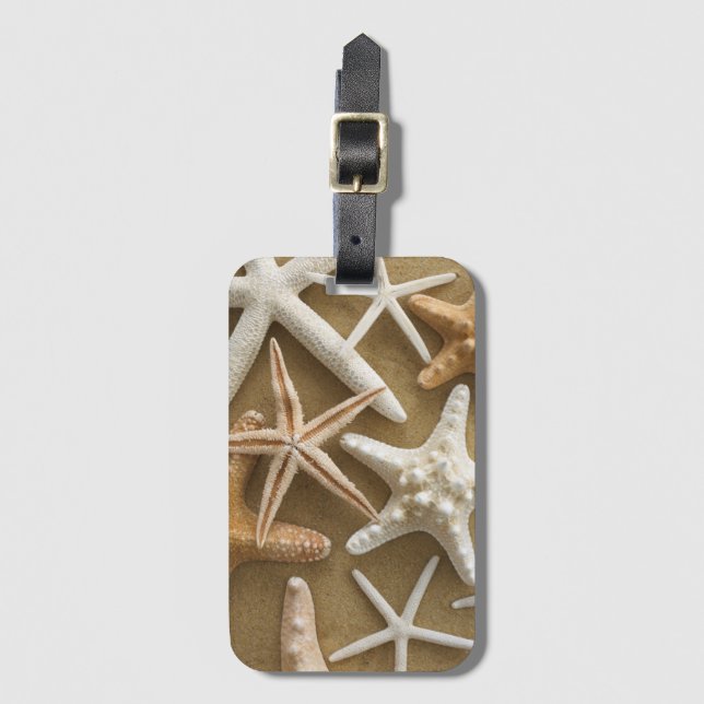 Starfish On The Sand Luggage Tag (Front Vertical)