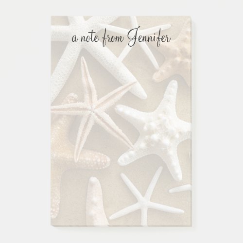Starfish On The Sand Post_it Notes
