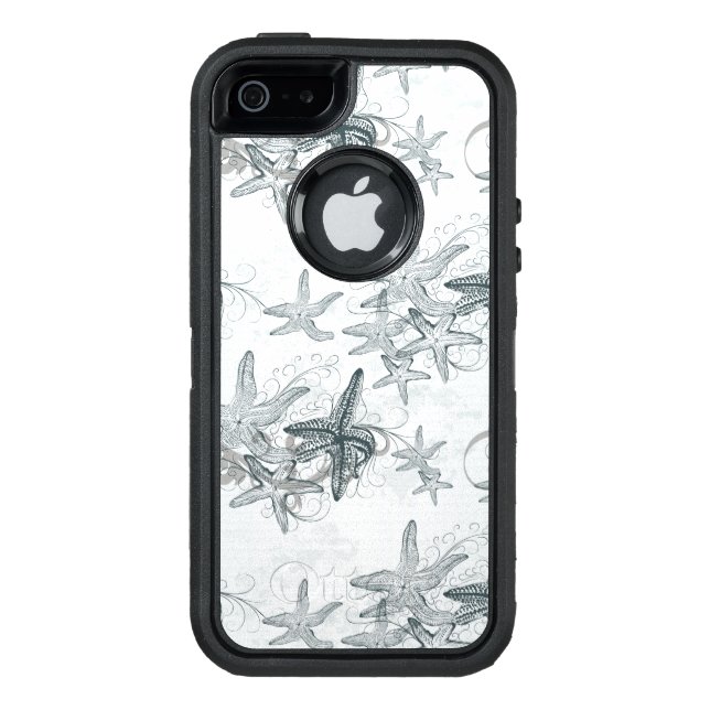 Starfish On The Sea Pattern Otterbox iPhone Case (Back)