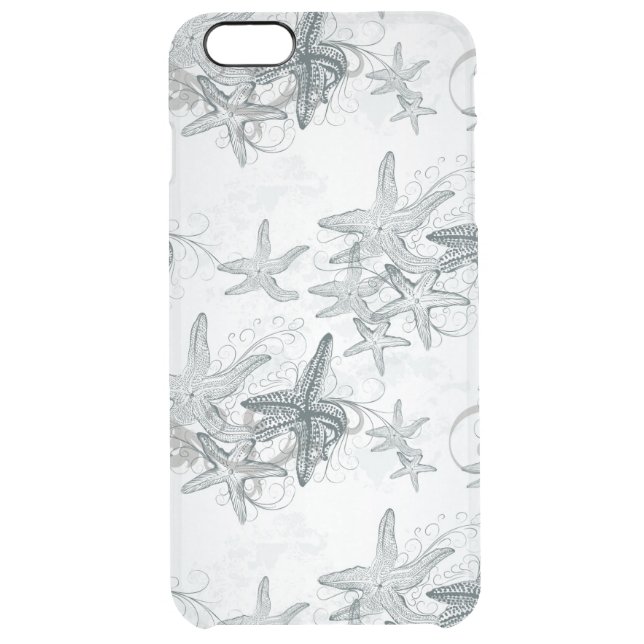 Starfish On The Sea Pattern Uncommon iPhone Case (Back)