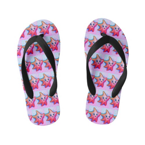 Starfish Pair Flip Flops 