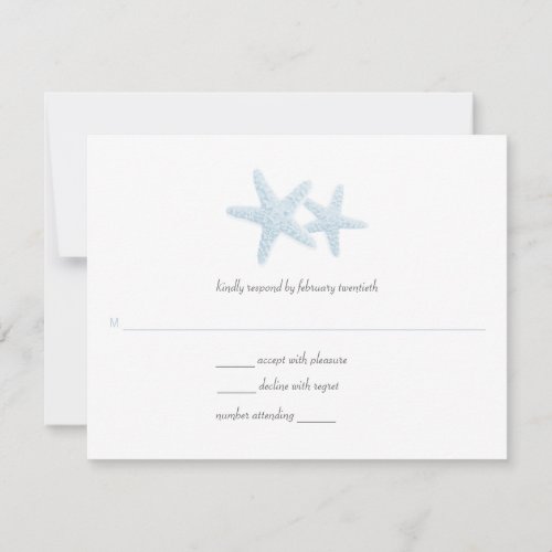 Starfish Pair Wedding Response