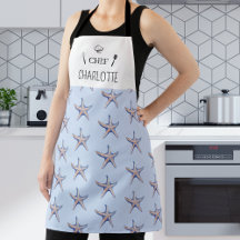 Starfish Pattern Beach Marine Custom Name