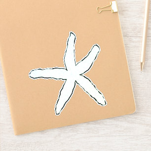 Starfish Pattern Cute Sealife Beach Ocean Lovers Sticker