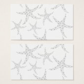 Starfish Pattern in Light Gray and White (Front & Back)