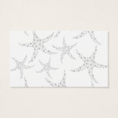 Starfish Pattern in Light Gray and White (Back)