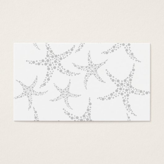 Starfish Pattern in Light Gray and White (Front)