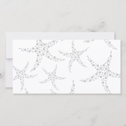 Starfish Pattern in Light Gray and White (Front)