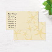 Starfish Pattern in Pastel Yellow. (Desk)
