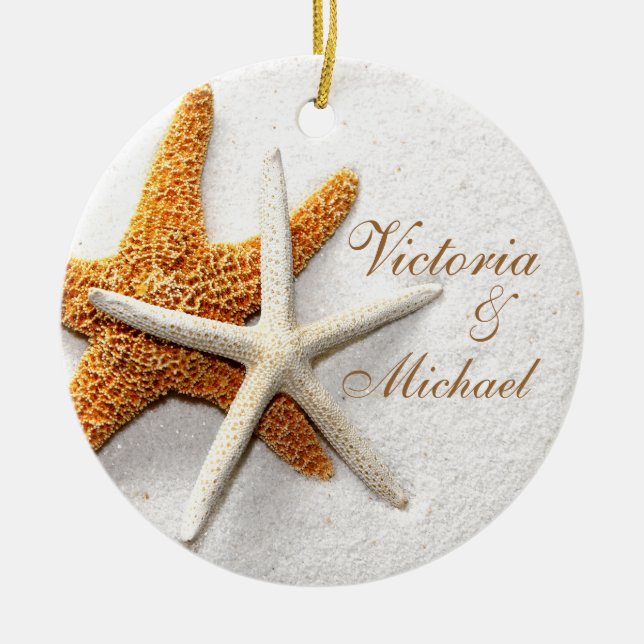Starfish Personalized Ornament (Front)