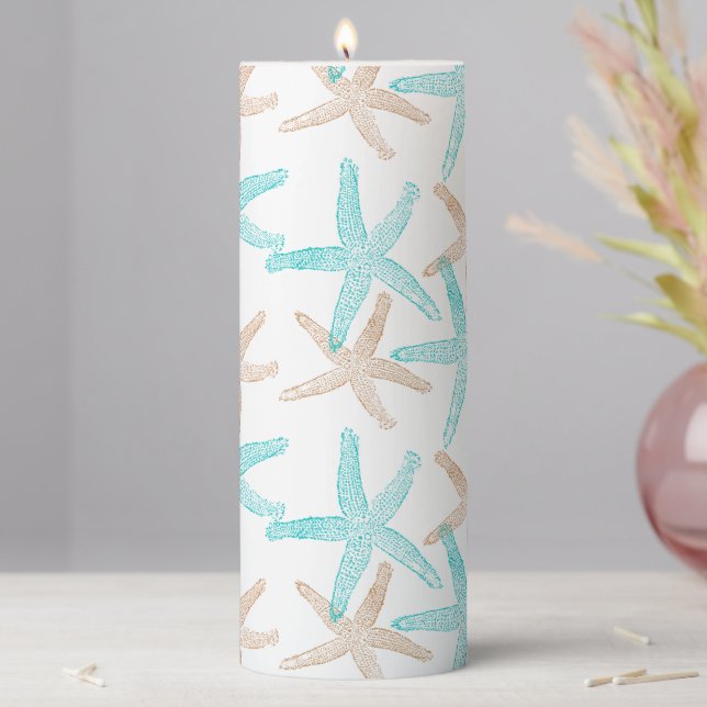 Starfish Pillar Candle (In Situ)
