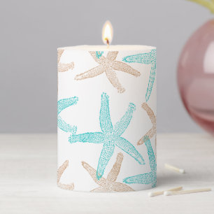 Starfish Pillar Candle