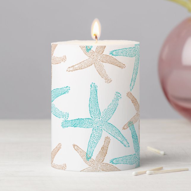 Starfish Pillar Candle (In Situ)