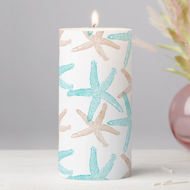Starfish Pillar Candle (In Situ)