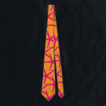 Starfish Pink Orange Nautical Beach Style Colorful Neck Tie<br><div class="desc">Designed with cool orange pink starfish patterns that makes a great gift or party favor for birthdays,  weddings,  wedding anniversary or any events or celebrations!</div>