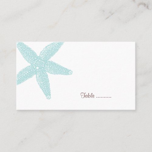 Starfish Place Card