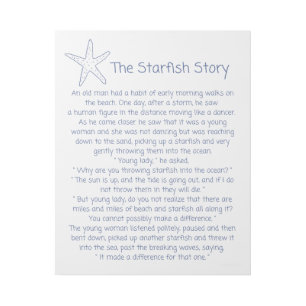 Starfish poem, the Starfish story, Foster mom gift Gallery Wrap