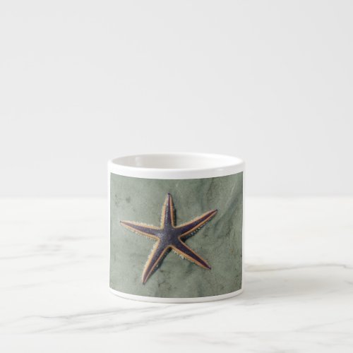 Starfish Purple sea star on beach Espresso Cup