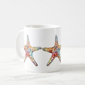 Starfish Rainbow Coffee Mug (Front Left)