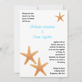 Starfish Reception Invite