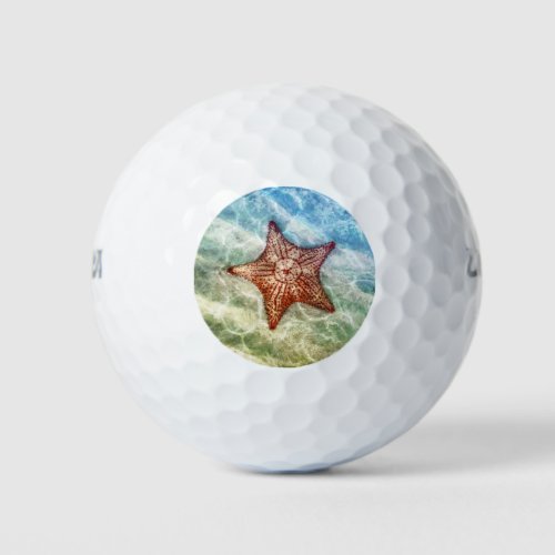 Starfish Reflections Golf Balls