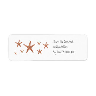 Starfish Return Address Label