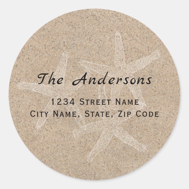 Starfish Return Address Label (Front)