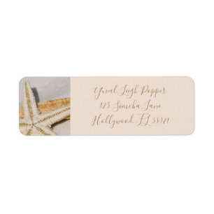 Starfish Return Address Label