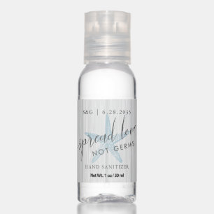 Starfish Rustic Beach Wedding Spread Love Hand Sanitizer