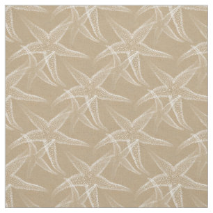 Starfish Sand Beach Fabric