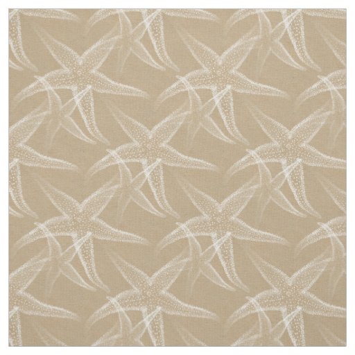 Starfish Sand Beach Fabric