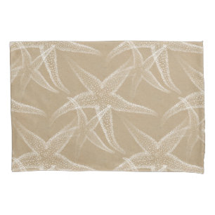Starfish Sand Beige Beach Pillowcase
