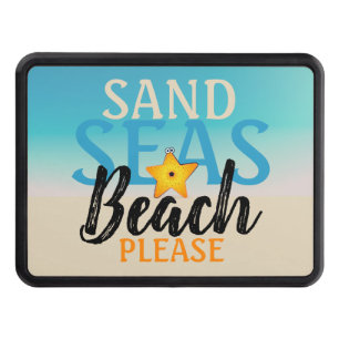 Starfish Sand Seas Beach Hitch Cover