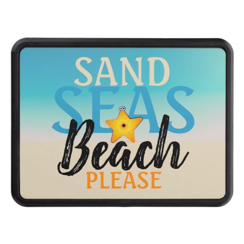 Starfish Sand Seas Beach Hitch Cover